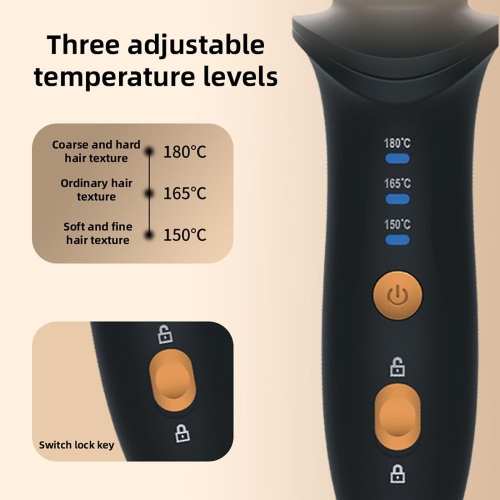 Curling Brush,Cordless Rechargeable Hair Curling Brush,Anti-Scald Heated Round Wand 4000mAh,Heated Styling Straightener for Travel