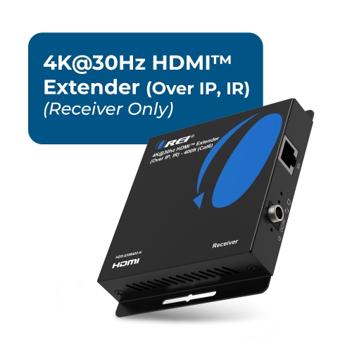 OREI 4K@30hz HDMI™ Receiver Only - 400ft (Cat6) (HDS-EXM400-RX)