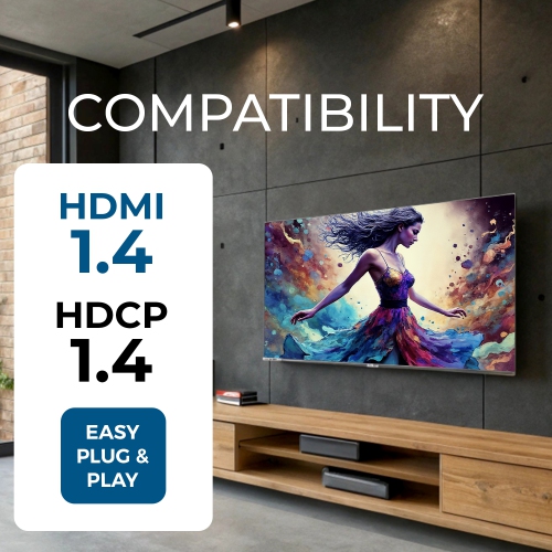 OREI 4K@30hz HDMI™ Receiver Only - 400ft (Cat6) (HDS-EXM400-RX)