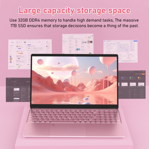 Auusda T152A 15.6" Laptop | Intel N95 | 16GB RAM 512GB SSD | FHD IPS | Backlit Keyboard | Fingerprint | 8000mAh Battery | Dual-Band Wi-Fi | Win11 Pro