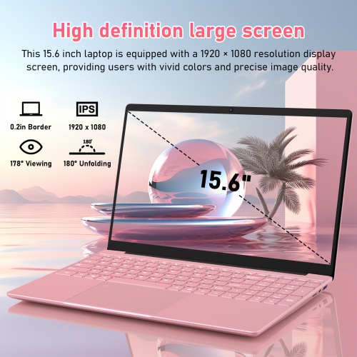 Auusda T152A 15.6" Laptop | Intel N95 | 16GB RAM 512GB SSD | FHD IPS | Backlit Keyboard | Fingerprint | 8000mAh Battery | Dual-Band Wi-Fi | Win11 Pro