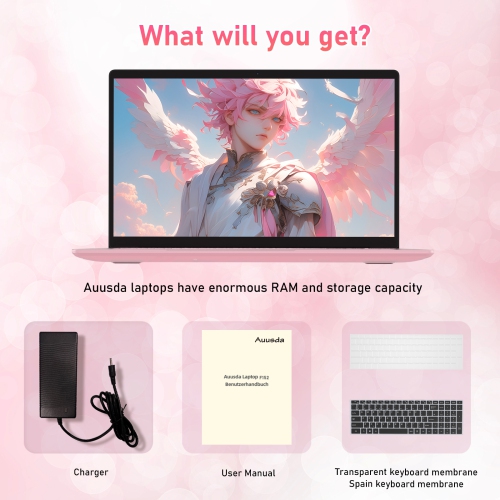 Auusda T152A 15.6" Laptop | Intel N95 | 16GB RAM 512GB SSD | FHD IPS | Backlit Keyboard | Fingerprint | 8000mAh Battery | Dual-Band Wi-Fi | Win11 Pro