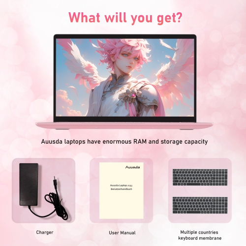 Auusda T152A 15.6" Laptop | Intel N95 | 32GB RAM 1TB SSD | FHD IPS | Backlit Keyboard | Fingerprint | Big 8000mAh Battery | Dual-Band Wi-Fi | Win11