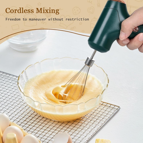 Household electric egg beater | Mini manual mixer | Multifunctional cake cream whipper | Essential baking tool electric egg beater household cream