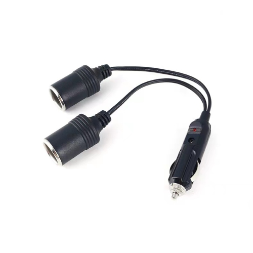Car charger socket 1 in 2 out cigarette lighter socket charger car cigarette lighter one to two car charger female socket cigarette lighter female