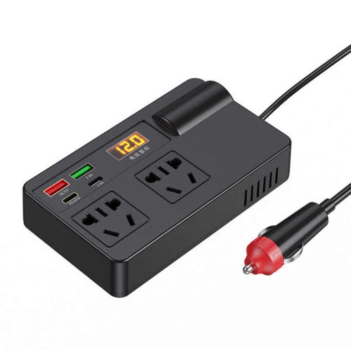 12V24V to 220V multi-function car inverter converter mobile phone socket fast charger fast port, suitable for car laptops, mobile phones, most cars