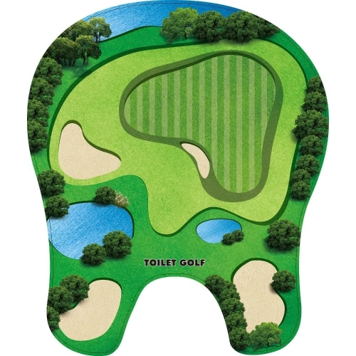 Funny Toilet Golf Game Creative Golf Club Practice Ball Children's Toy