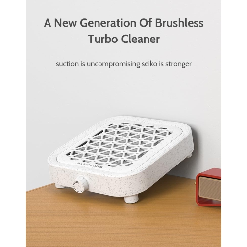 Nail Dust Collector, Low Noise Dust Collector Nail Tech with Strong Suction Power, Professional Adjustment Nail Dust Collector Quiet for Nail Salon