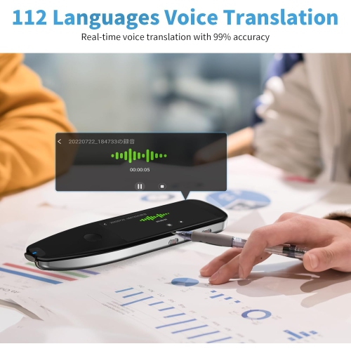 Stylo numériseur et lecteur de stylo numérique Traducteur-stylo 112 Langues Scanneur Traducteur pour les apprenants de langues