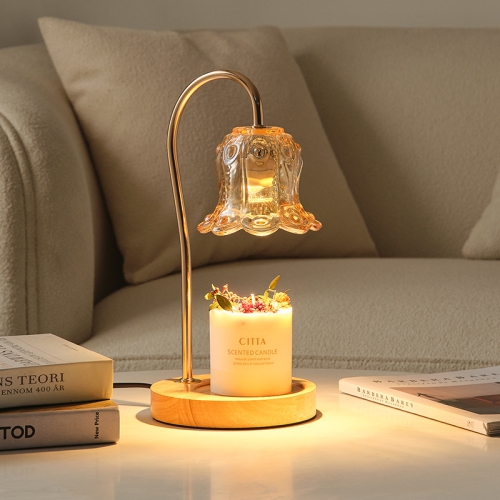 Aromatherapy Melted Wax Lamp Candle Warmer Lamp Bedroom Table Lamp-Timing Dimming
