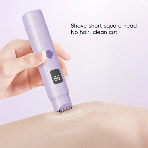Dual Head Electric Shaver for Women, Wireless Charging Shaver, Portable Mini Bikini Electric Shaver Women's Hair Removal Device