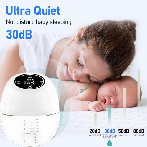 Portable Electric Breast Pump, Smart Wearable Mini Breast Pump, Suitable for New Mothers
