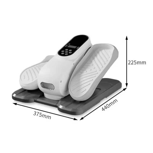 Exerciseur elliptique sous le bureau, exerciseur elliptique pour les jambes assis pour les aînés, exerciseur à pédales miniature silencieux et