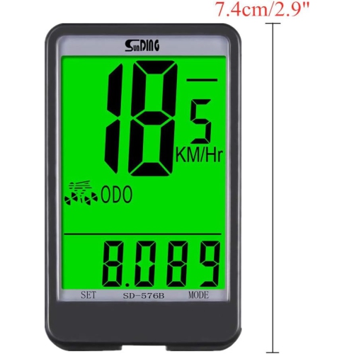 Odomètre filaire pour vélo, compteur de vitesse en temps réel, suivi des données de cyclisme, étanche et antichoc