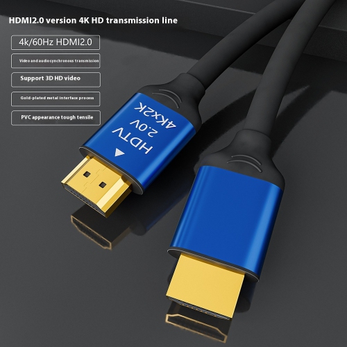 hdmi cable version 2.0, 4k computer monitor connection cable, tv projector data hd cable, 3 meters