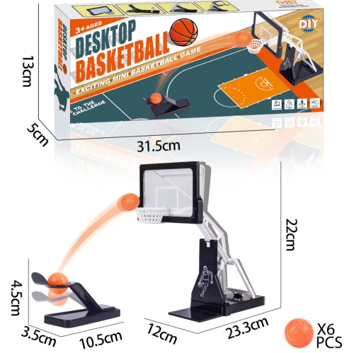Desktop Basketball Game Novelty Tabletop Arcade Game for Children Boys Girls