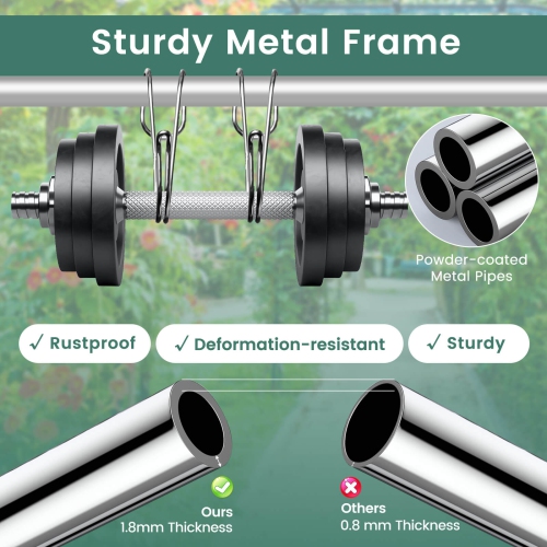 Costway Lawn Leveling Rake 30" x 10" Heavy Duty Level Lawn Tool for Garden Backyard/Lawn Green/Black/Silver