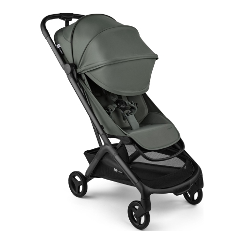 Bugaboo Compact Butterfly 2 Stroller Complete - Forest Green on Black Frame
