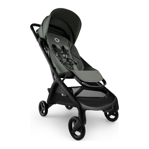 Bugaboo Compact Butterfly 2 Stroller Complete - Forest Green on Black Frame