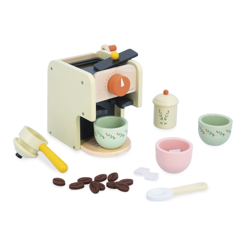 Janod Mamie Soleil Coffee Maker Wooden Toy Set