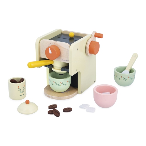 Janod Mamie Soleil Coffee Maker Wooden Toy Set