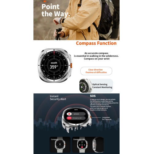 TUTT W7 Smartwatch for Men Women | 1.43” AMOLED Display | Advanced Fitness & Health