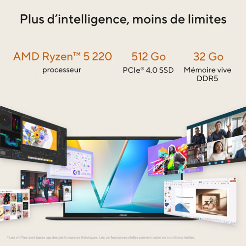 ASUS Vivobook S16 16" AI Laptop - Matte Grey