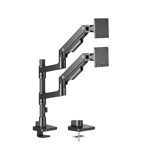HYDRA Elite Dual Monitor Arm Designed for 49" Display Max 20kg per Screen - 10 Year Warranty - HYDRA2HDGB