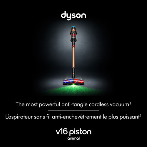 Dyson V16 Piston Animal Cordless Bagless Stick Vacuum - Black/Bright Copper