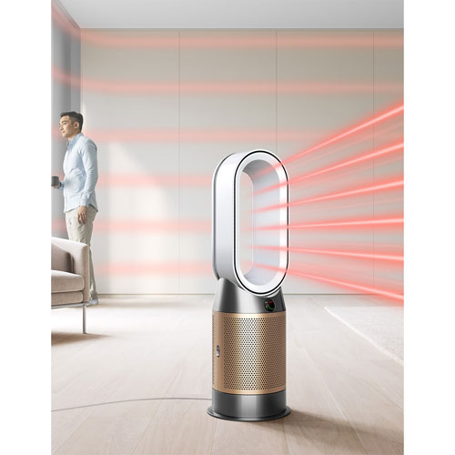 Dyson Hot+ Cool HP2 De-NOx Air Purifier with HEPA Filter - White/Gold
