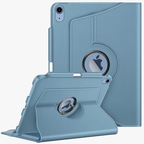 FINTIE  - 360° Rotating Case for Ipad 11Th Gen (A16, 2025) And Ipad 10Th Gen (2022) 10.9-Inch - With Pencil Holder, Auto Wake/sleep - Ocean In Blue