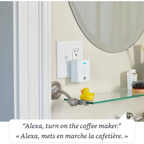 Echo Flex - Mini haut-parleur intelligent à brancher avec Alexa