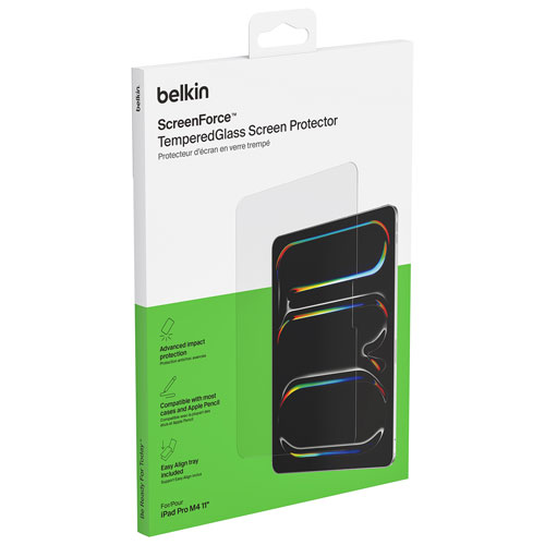Belkin ScreenForce Tempered Glass Screen Protector for iPad Pro 11" (M4)