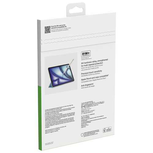 Belkin ScreenForce Tempered Glass Screen Protector for iPad Air 11" (M3)