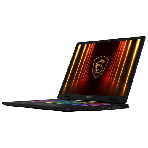 Portable de jeu de 16 po Pulse A16 AI+ C3XW de MSI - Noir (Ryzen AI 7 350 AMD/RAM 32 Go/SSD 1 To/GeForce RTX 5070)