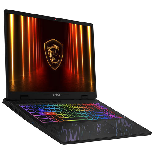 Portable de jeu de 16 po Pulse A16 AI+ C3XW de MSI - Noir