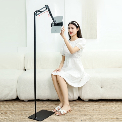 axGear Tablet Floor Stand Phone Holder Height Angle Adjustable Long Arm Mount