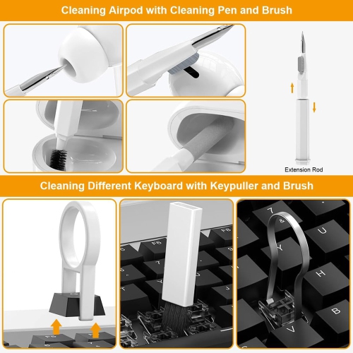 Trousse de nettoyage pour brosse électronique multifonction 20 en 1 d'AxGear