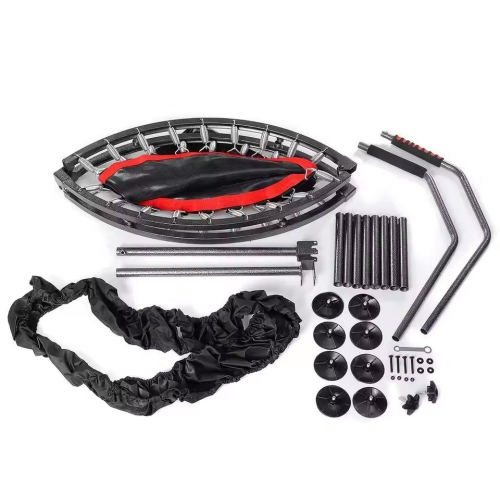 axGear Trampoline 48 Inch Indoor Outdoor Home Fitness Exercise Foldable Rebounder