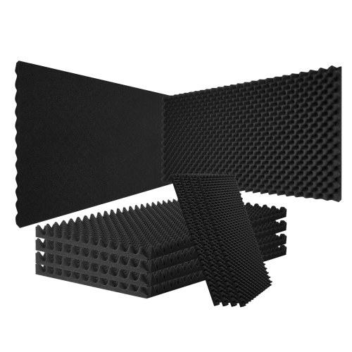 VEVOR 2 Pack Acoustic Foam Panels, 48 x 24 x 2 inches, Egg Designed Soundproof Wall Panels,Fire-Resistant Acoustic Panels,Sound Dampening Absorbing