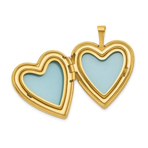 Yellow Plated Sterling Silver Unicorn Pendant Necklace Locket with Chain