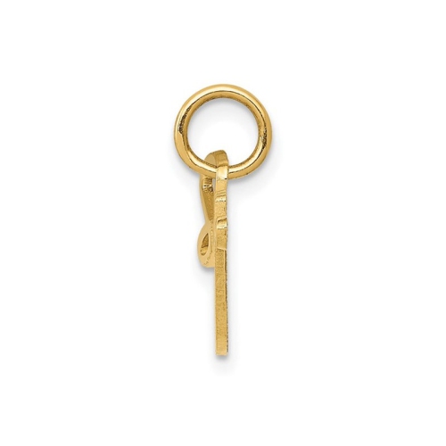 10K Yelllow Gold SEXY Charm Pendant