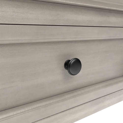 Table console/sofa Kepooman avec tiroirs de rangement et tablette inférieure pour entrée - Gris