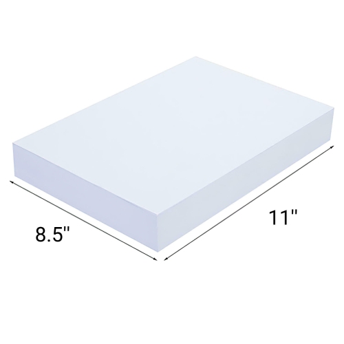 2500 Sheets Multipurpose Printer Paper, Copy/Copier/Laserjet Inkjet Printer/Fax/Photocopy Paper, 95 Brightness, 21 lbs, Letter Size 8.5''x11'', 500
