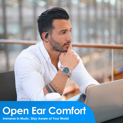 Oreillette de traduction intelligente à intelligence artificielle avec traduction en temps réel dans 140 langues, oreillette Bluetooth sans fil