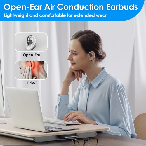 Oreillette de traduction intelligente à intelligence artificielle avec traduction en temps réel dans 140 langues, oreillette Bluetooth sans fil