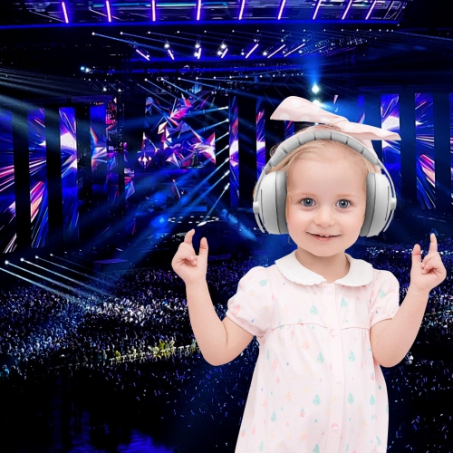 Baby Earphones Anti-noise, Baby Anti-Noise Earbuds, 2 in 1 Hearing Protectors for Babies and Toddlers 0-48 Months, Baby Noise Helmets