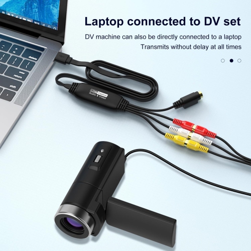 USB video capture card driver-free AV signal acquisition data usb acquisition available digital converter analog video to digital VHS recorder TV DVD