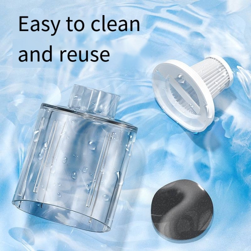 Wireless charging vacuum cleaner, portable handheld household car-mounted strong suction high-power vacuum cleaner