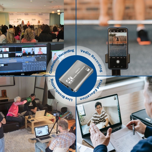 High-definition video capture equipment, 4K game capture board push stream for game live broadcast, capture board video collector